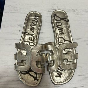 Sam Edelman gold sandals